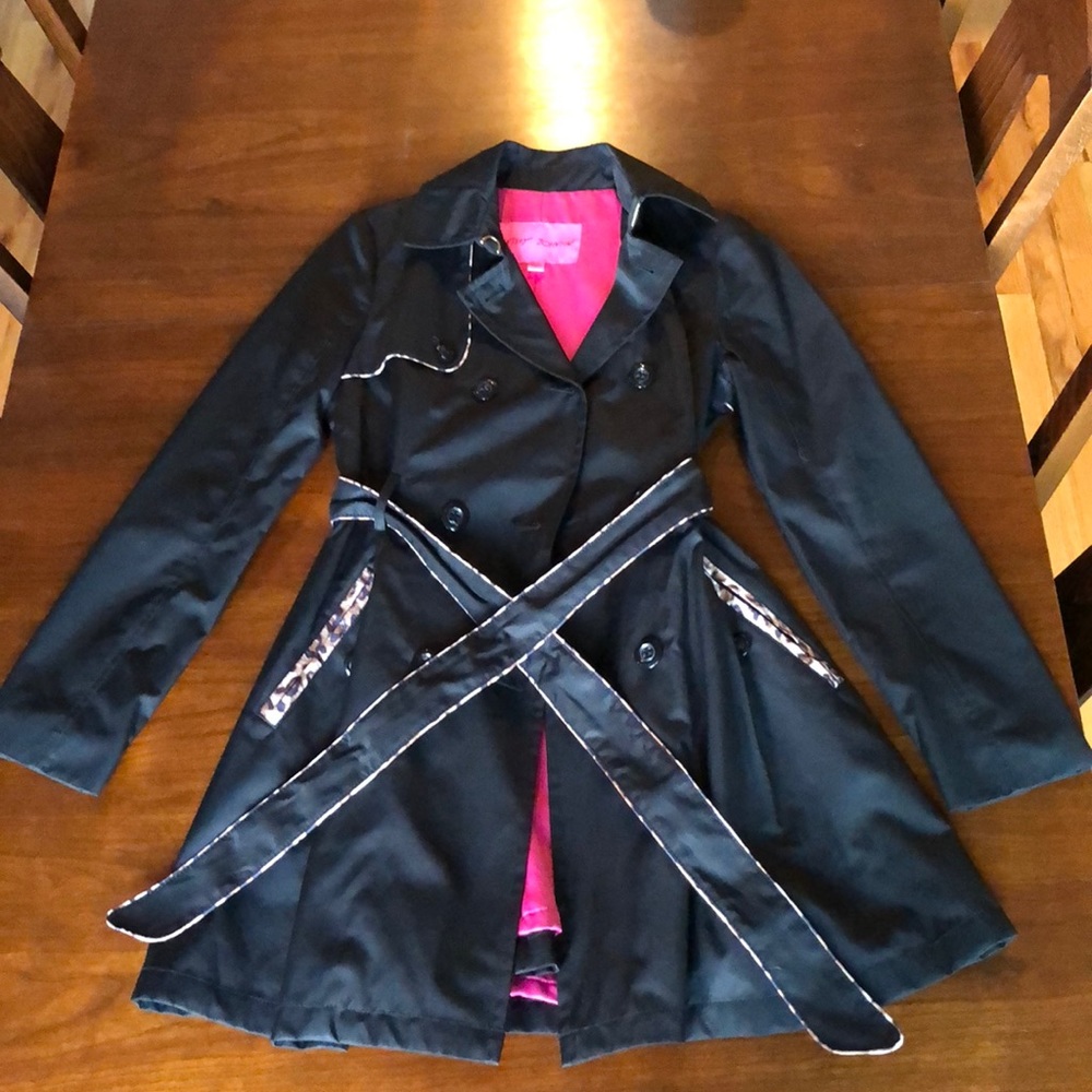 Betsey Johnson funky trench coat